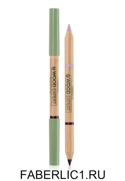 Двойной карандаш для глаз DUO Eye Liner Faberlic Wood Expert