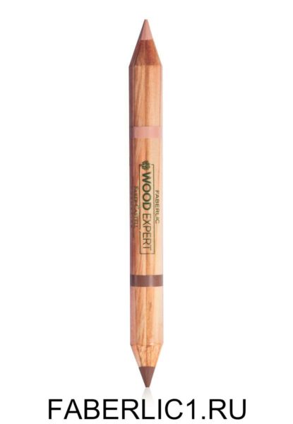Двойной карандаш для лица DUO Face Pencil Wood Expert Faberlic